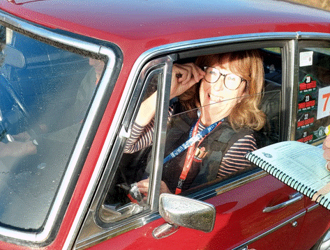 Liz and Mike Dixon arrives at Dave and Diane Whittock's Control